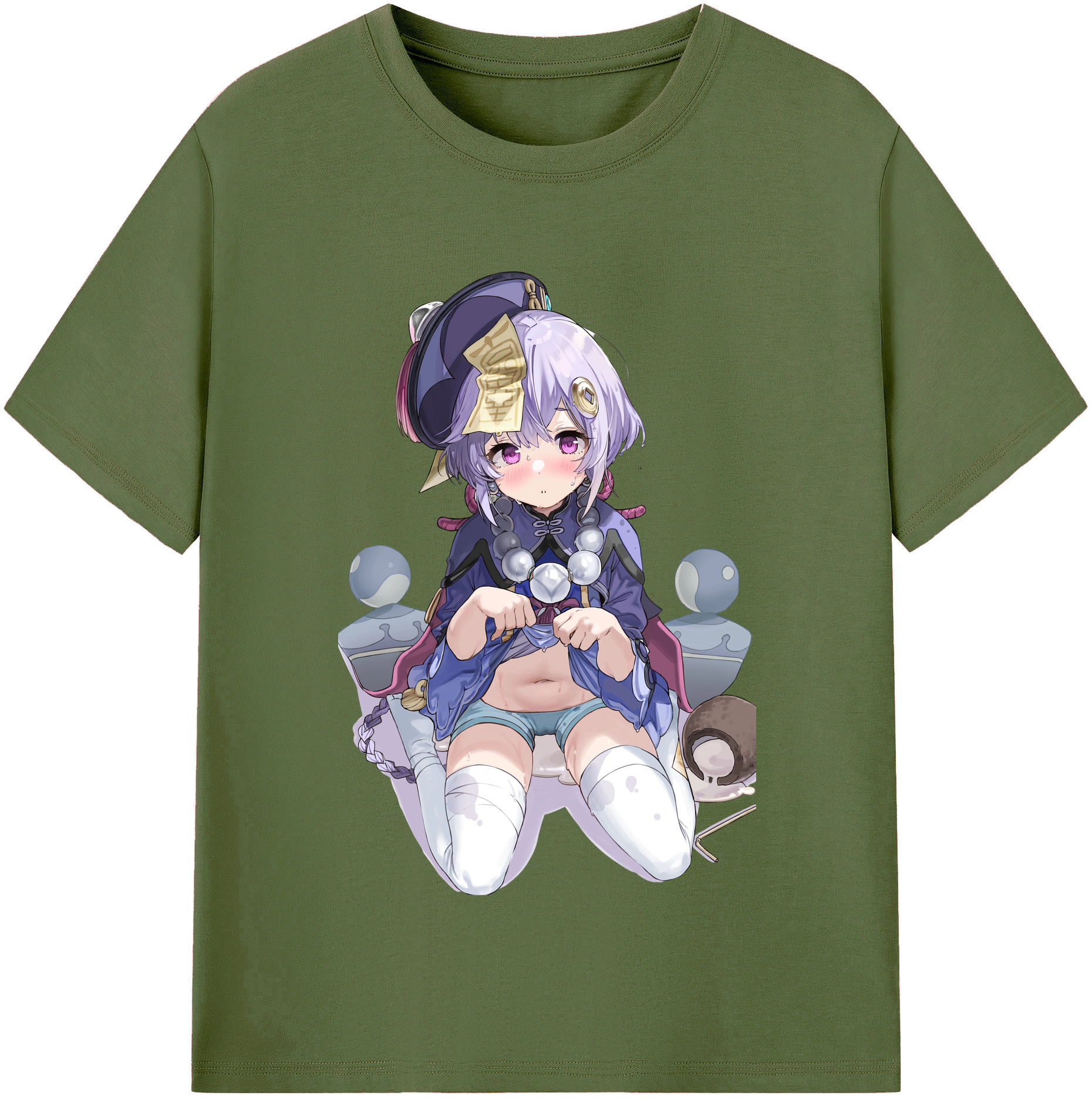 げんし神 七七 なな  genshin Nana 綿100％半袖Tシャツ（フロントプリント）